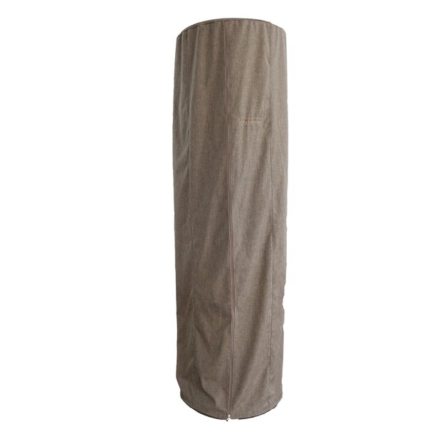 Hiland Round Glass Tube Heater Commercial Cover in Tan CHC-RGT-T - main